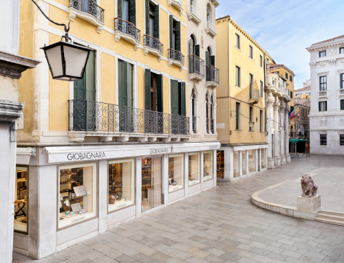 Shop window of a Giobagnara Venezia store
