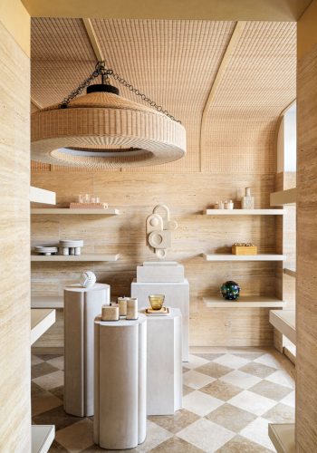 Interior view of a Giobagnara Venezia store