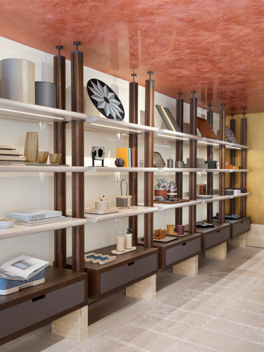 Furnishings in a Giobagnara Venezia store