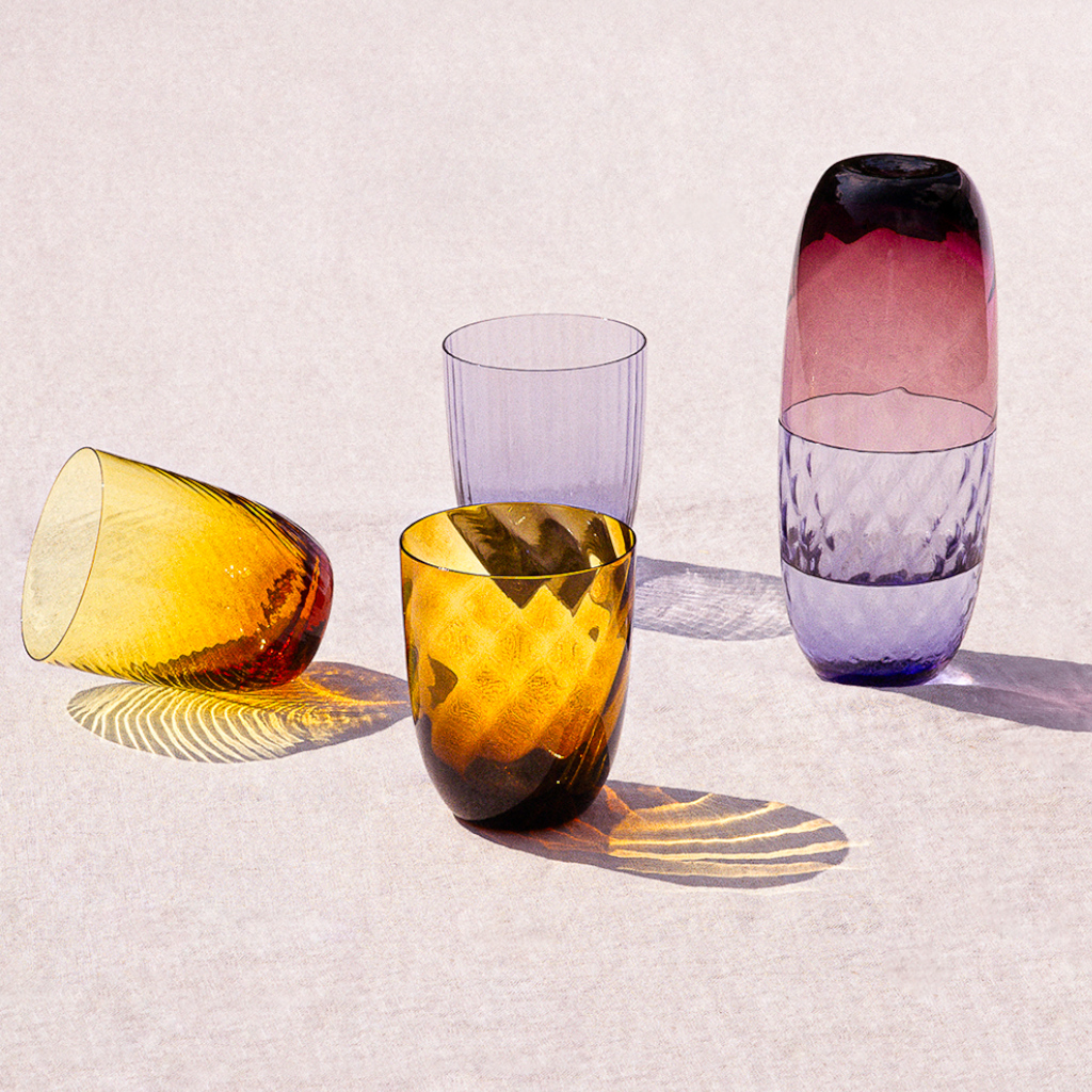Glass tableware collection