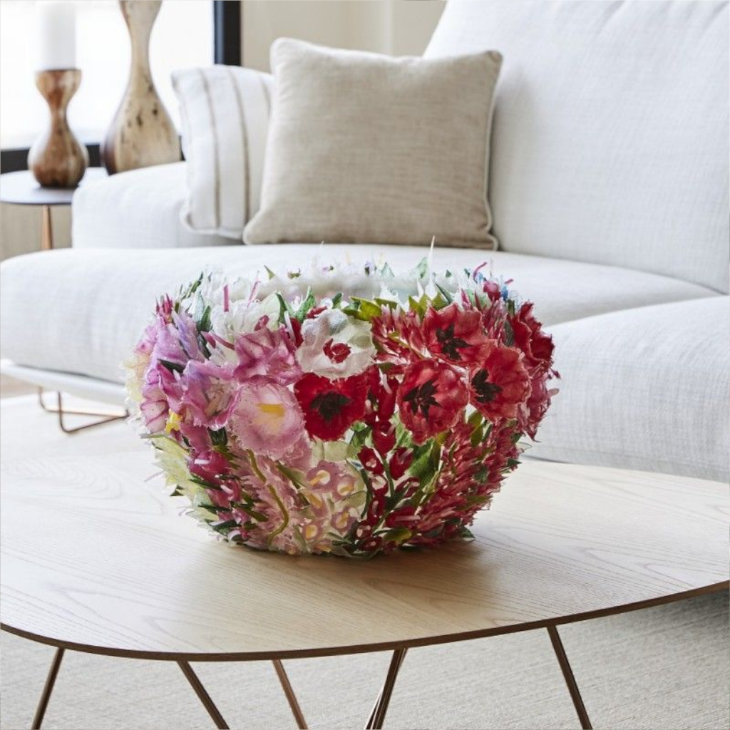 Silicone rubber vase collection