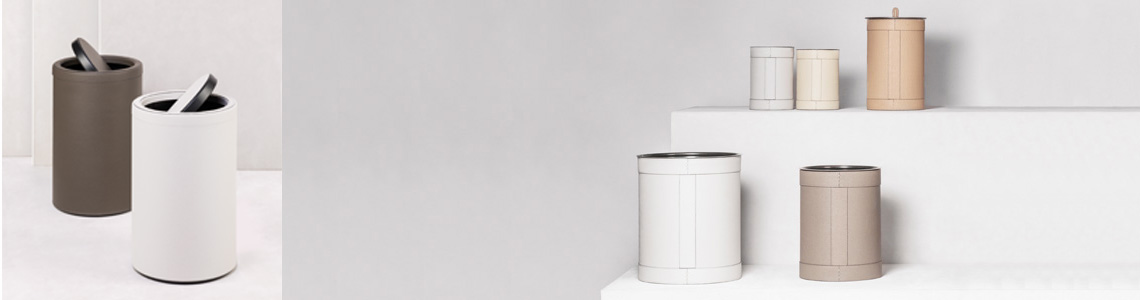 Luxury Leather Wastepaper bin