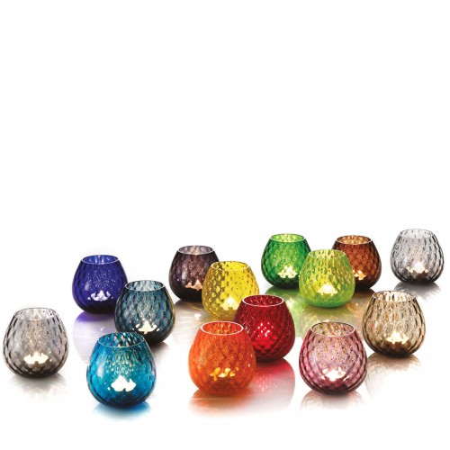 Handmade candle holder in Murano glass - MACRAME' | Giobagnara Il Prato Venezia