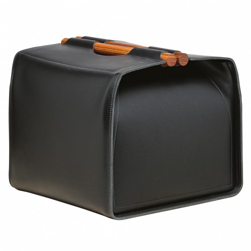 Square basket in palisander water-resistant saddlery - Jota