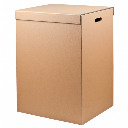 Leather Laundry Basket - PARMA | Giobagnara