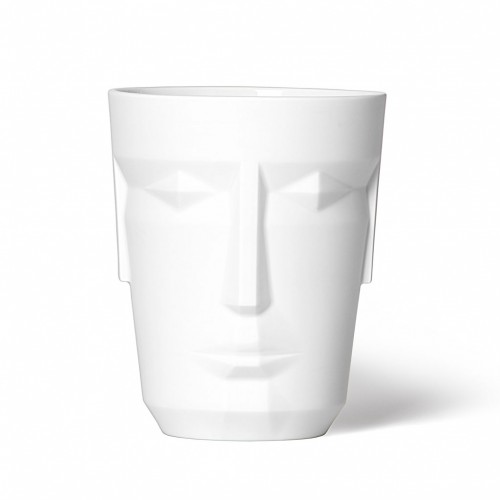 Tumbler glass in finest porcelain and  precious metal - Tumbler Satin Prometheus | Giobagnara Il Pra...