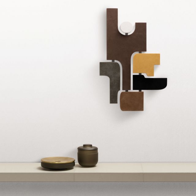 Wall sculpture in suede - Parete 4 Tabou | Giobagnara Il Prato Venezia