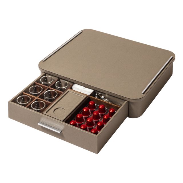 COFFEE & TEA DRAWER ORGANIZER  + CUPS FOR CLASSIC CAPSULES - SAINT GERMAIN DELUXE