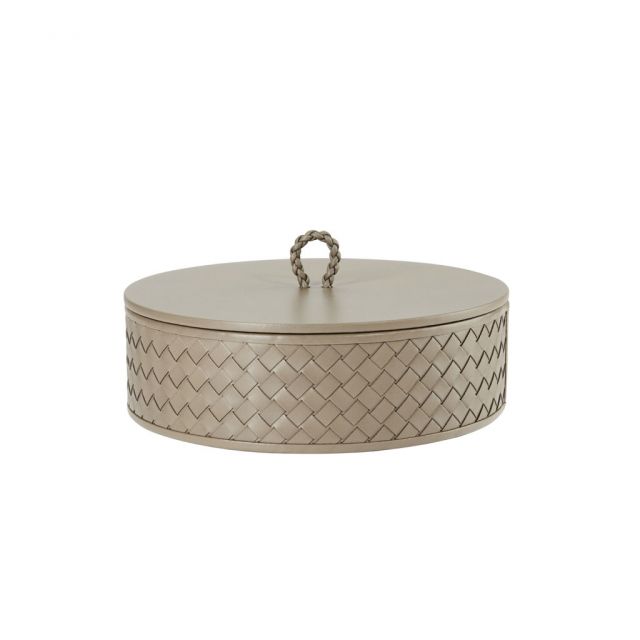 Handwoven round box large - Jana | Giobagnara