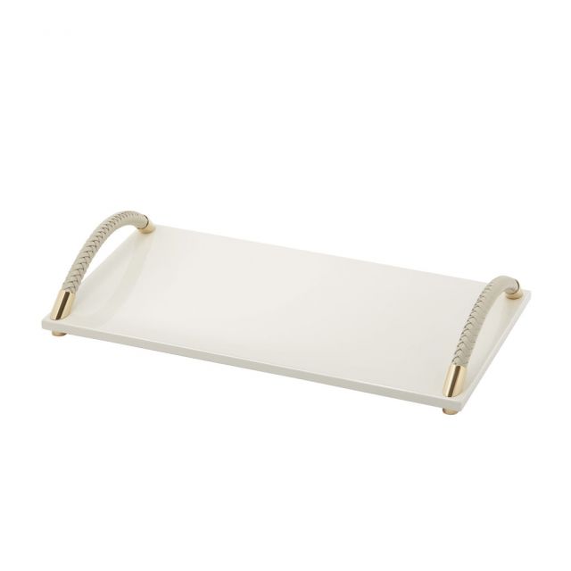 Lacquer rectangular tray - Dalia | Giobagnara