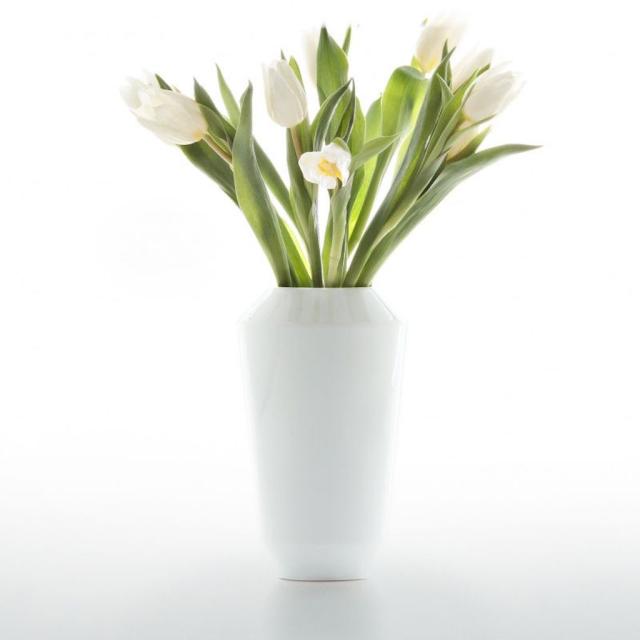 Small white porcelain vase  - Luna | Giobagnara Il Prato Venezia