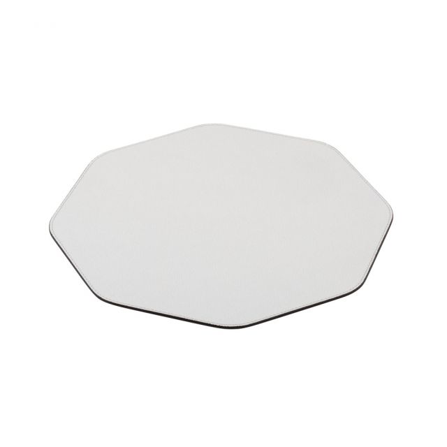 Waterproof octagonal leather placemat