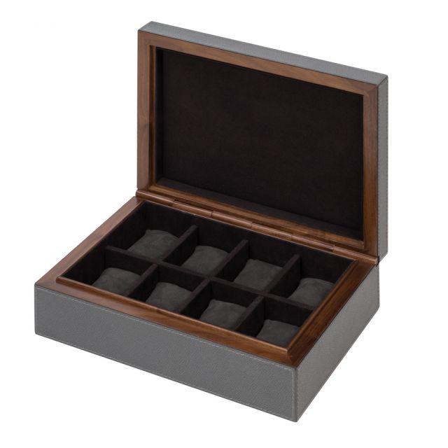 Watch box, wooden frame covered in leather - FRANK  | Giobagnara
