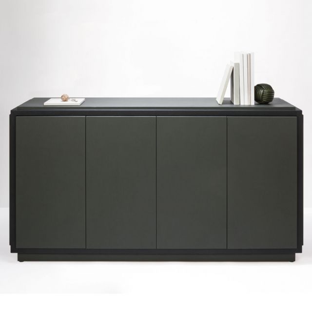 Sideboard in wood covered in leather - Vittoria | GioBagnara Venezia