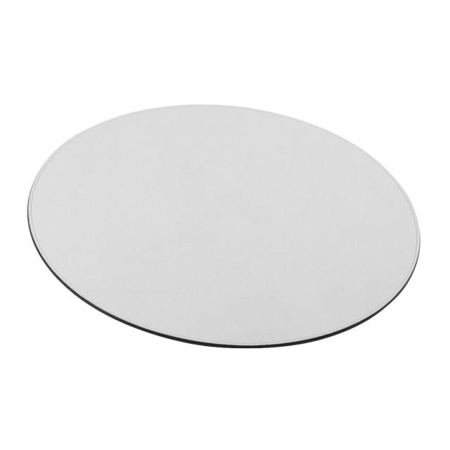 Round placemat in waterproof leather | Giobagnara