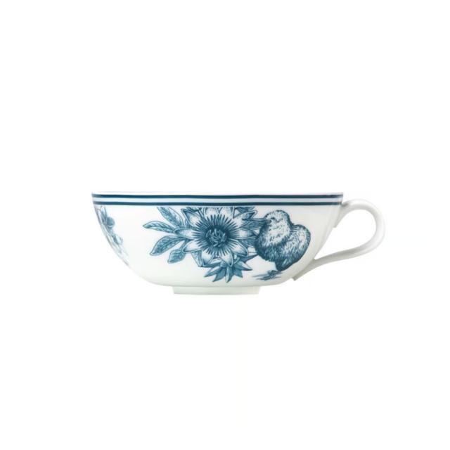 Espresso saucer in wafer-thin porcelain and  finest precious metal | Giobagnara Il Prato Venezia