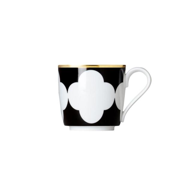 Espresso cup in wafer-thin porcelain and finest precious metal
