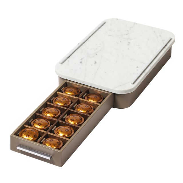 MARBLE COMPACT COFFEE DRAWER ORGANIZER PROFESSIONAL CAPSULES - SAINT GERMAN