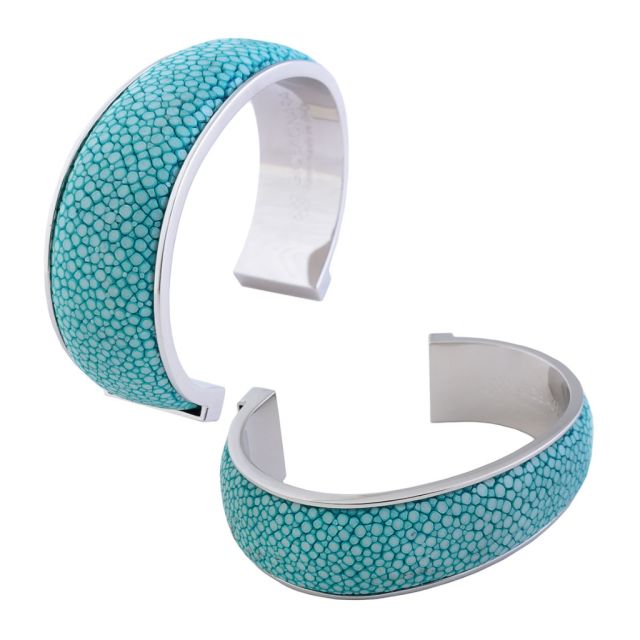 Open bracelet  2cm with high thickness hypoallergenic palladium plating - ELISEE | Giobagnara