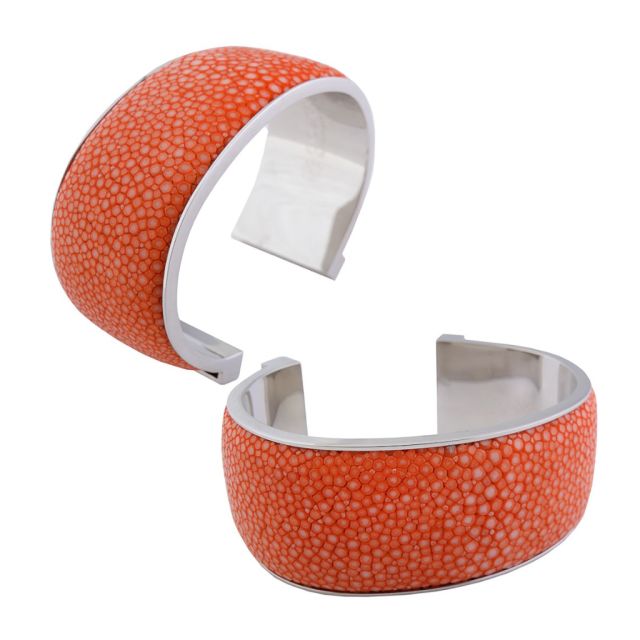 Open bracelet  3cm with high thickness hypoallergenic palladium plating - ELISEE | Giobagnara