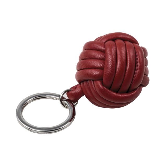 Leather Keyring in Nappa leather - Nodo | Giobagnara