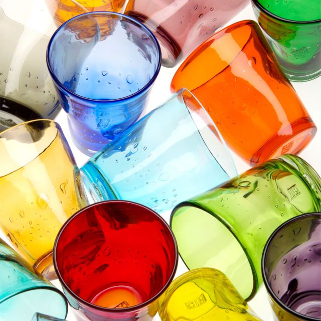 Ergonomic tumbler and liquor glass handmade - SAMOA | Giobagnara Il Prato Venezia