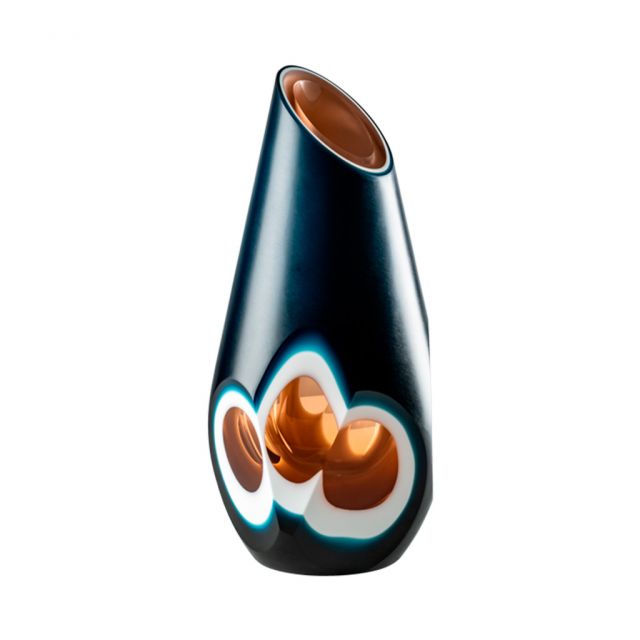 Geodi Vase - White Milk Horizon Rose