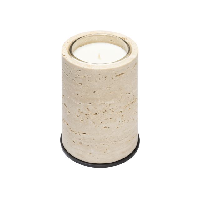 MARBLE CANDLE HOLDER REGULAR - POSITANO