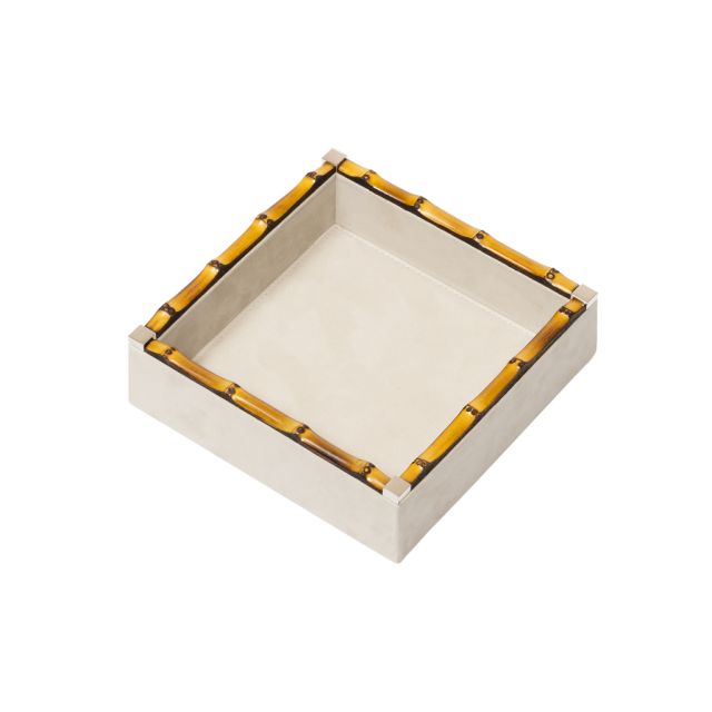 SQUARE NABUK VALET TRAY - BICE