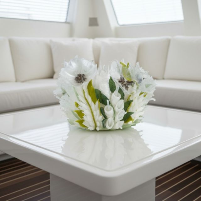 Silicone Rubber Vase handcrafted in Italy - Winter small | Giobagnara Il Prato Venezia