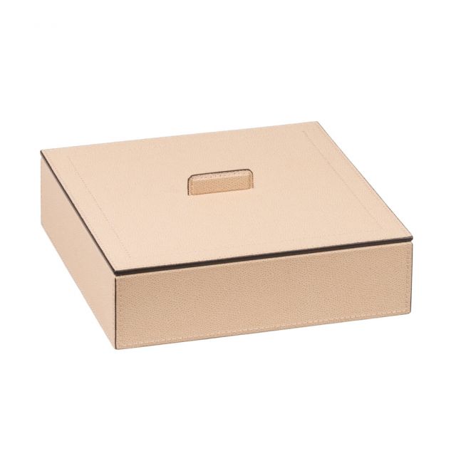 Square box covered in leather - Sally | GioBagnara Venezia