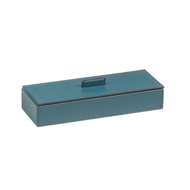 Long rectangular box in leather - Sally | GioBagnara Venezia