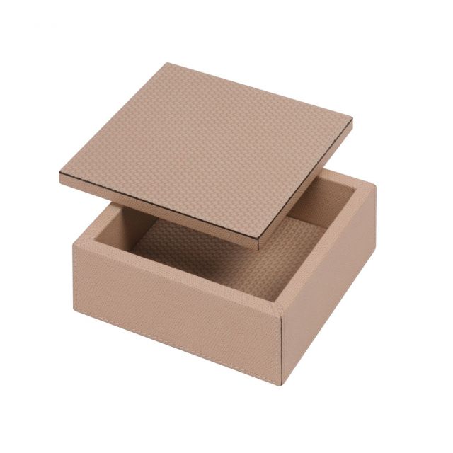 Square box covered in leather - Bac | GioBagnara Venezia