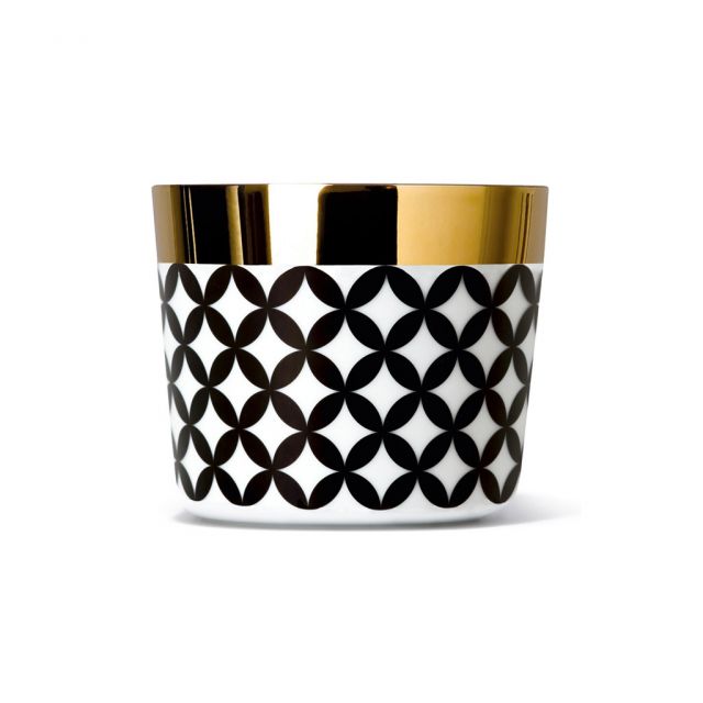 Champagne glasses in fine porcelain and precious metal - Champagne Goblets Diamonds | Giobagnara Il...