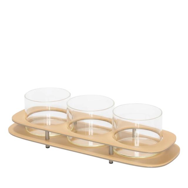 TRIPLE CANDLE HOLDER - HOOP