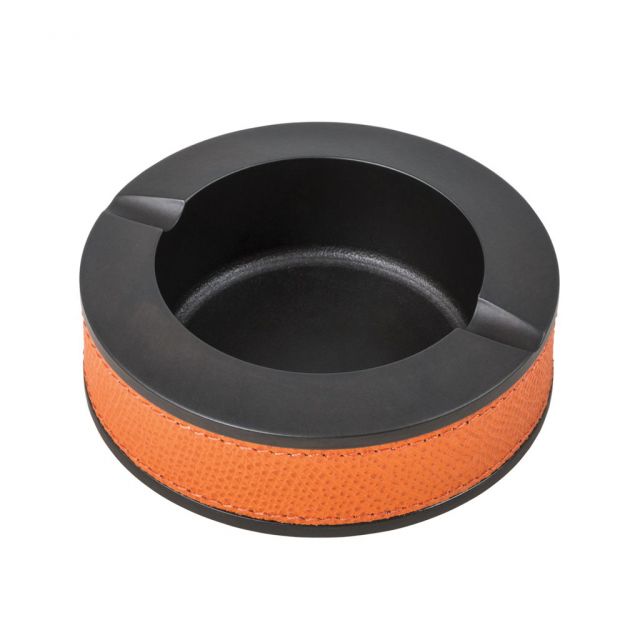 Ashtray in metal with chrome, bronze or brass finish - JASPER | Giobagnara