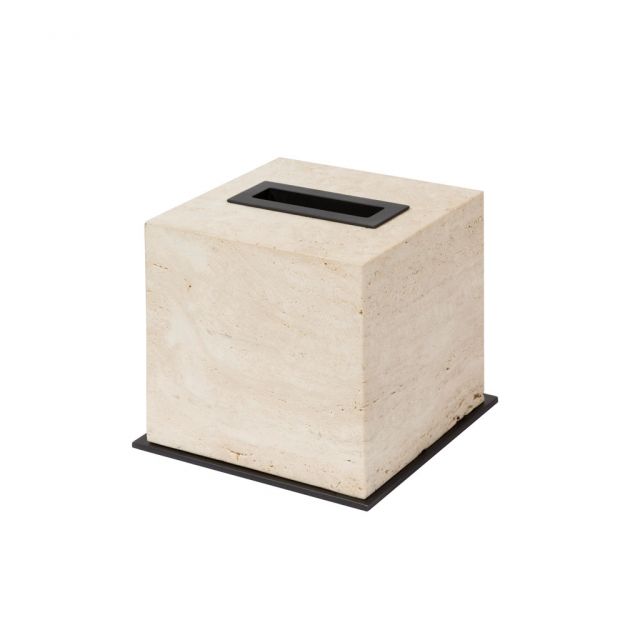 Marble tissue holder - Positano | Giobagnara
