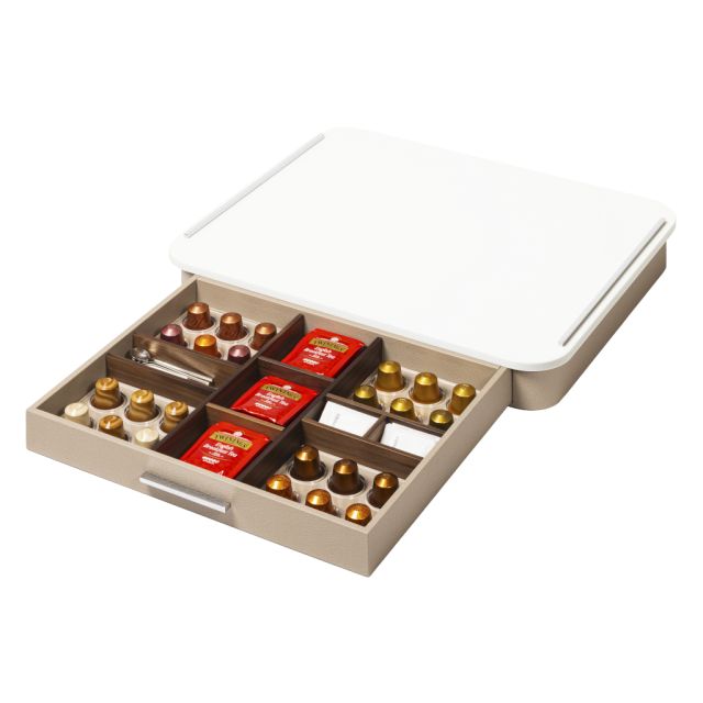 CORIAN COFFEE AND TEA DRAWER ORGANIZER FOR CLASSIC CAPSULES - SAINT GERMAIN DELUXE