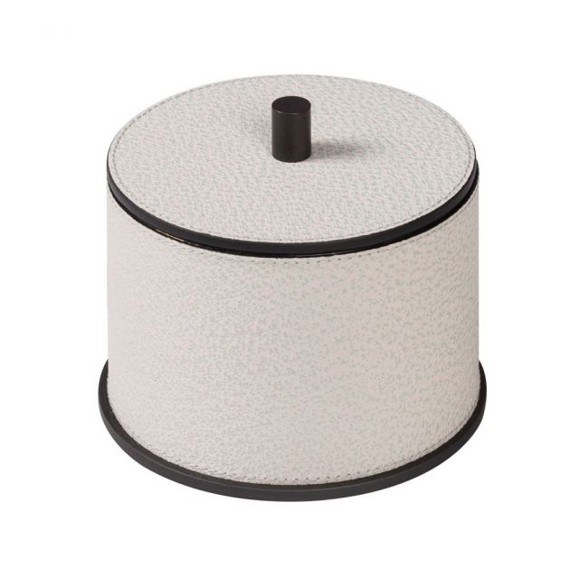 Large solid brass box covered in leather - Positano | GioBagnara Venezia