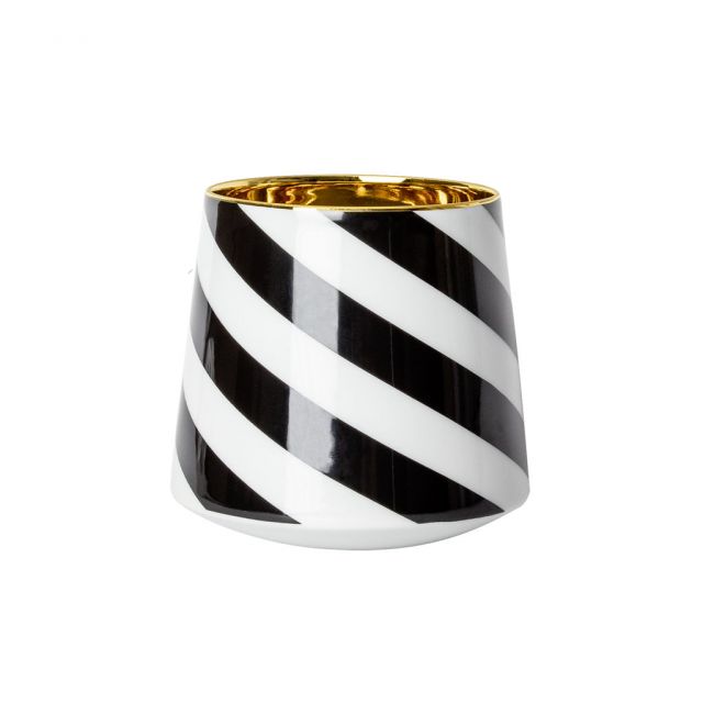 Red wine tumbler - Black Curl