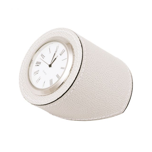 Desk watch in calf leather, scratch resistant stain resistant, handmade | Giobagnara