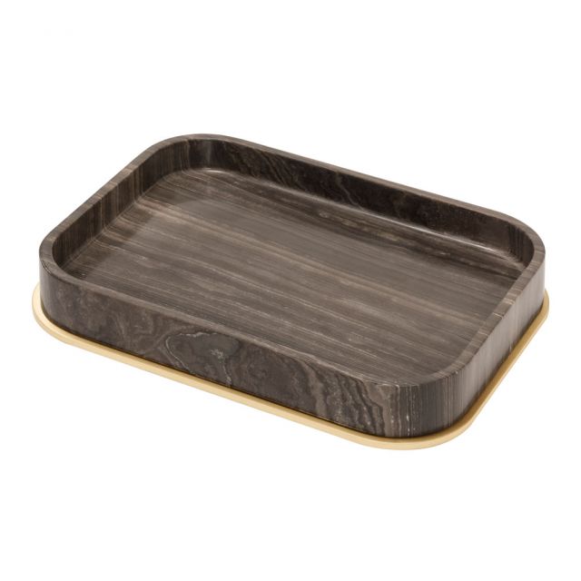 Eramosa Marble Rectangular Valet Tray - Positano | Giobagnara