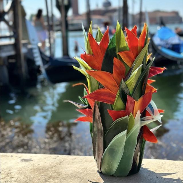 Silicone Rubber Vase handcrafted in Italy  - Summer Vase | Giobagnara Il Prato Venezia