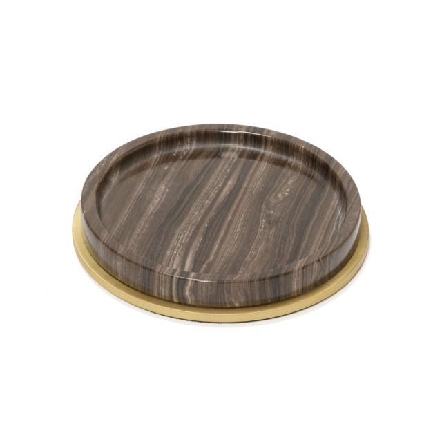 Eramosa Marble round Valet Tray - Positano | Giobagnara