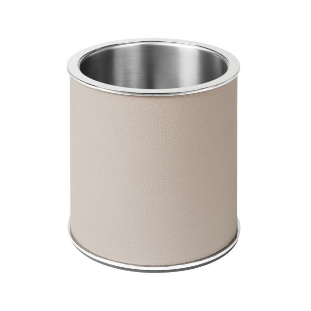 Champagne bucket, leather upholstery - Positano | GioBagnara Venezia