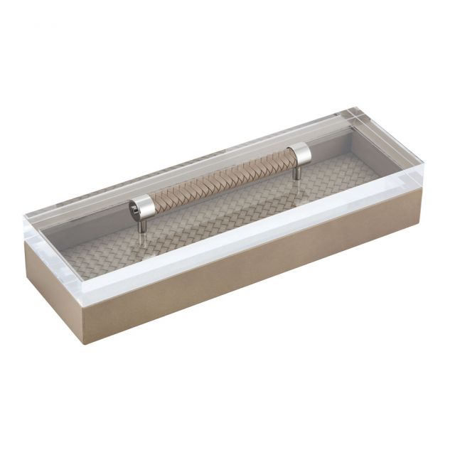 Handwoven long rectangular box - Diana | Giobagnara