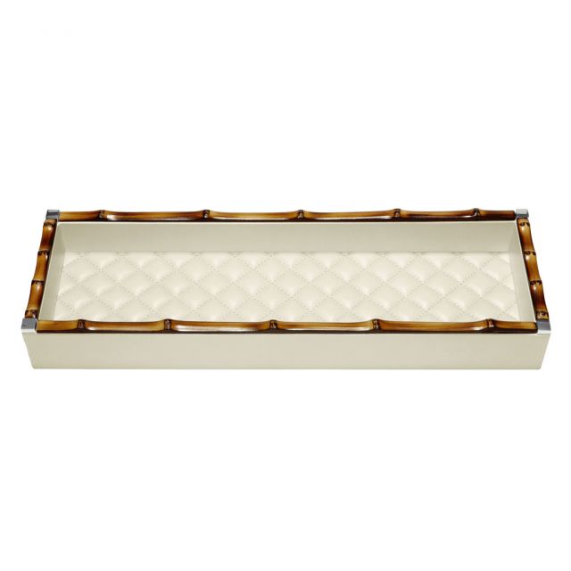 Diamonds long rectangular valet tray - Bice | Giobagnara