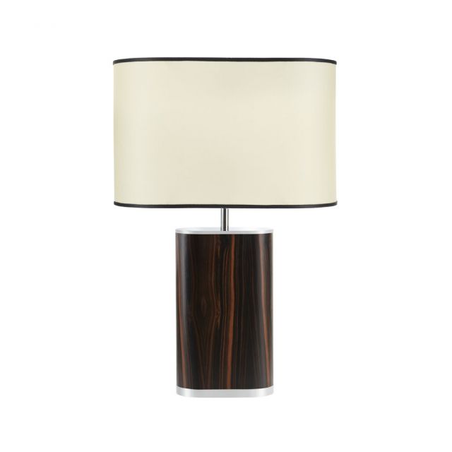 Ebony table lamp - Livia | Giobagnara