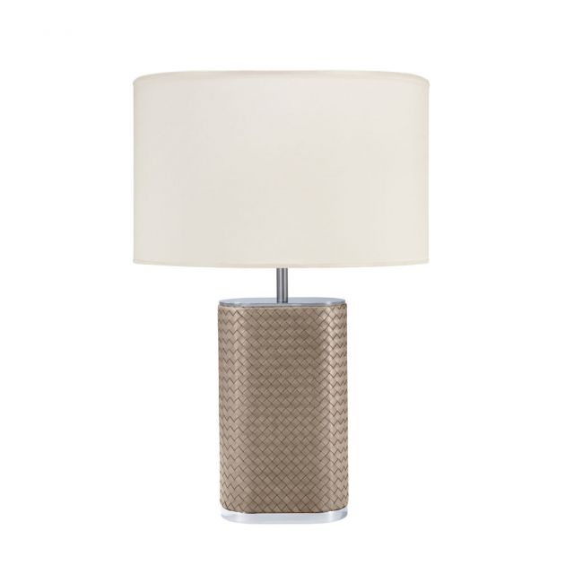 Handwoven table lamp - Livia | Giobagnara