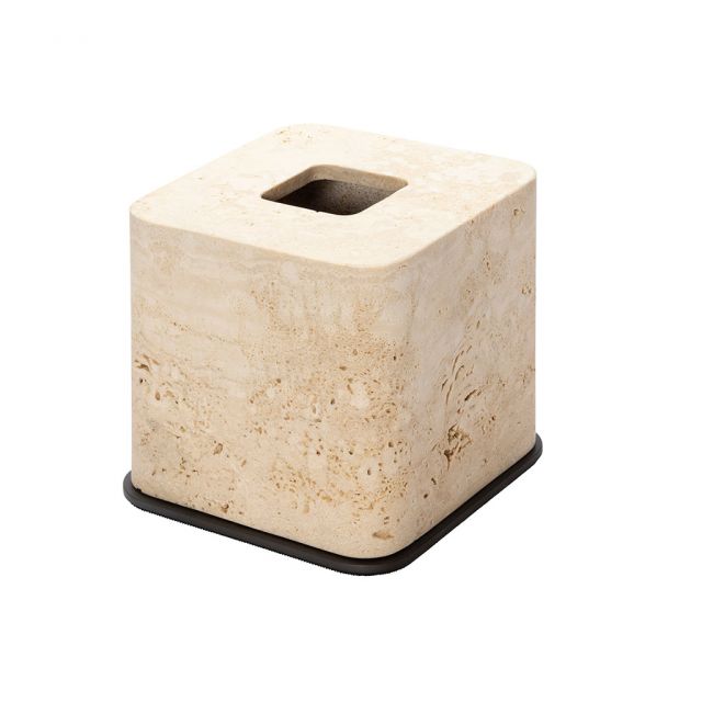 MARBLE SQUARE TISSUE HOLDER - POLO